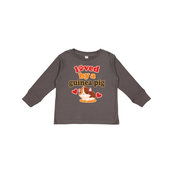 Inktastic Guinea Pig Pet Owner Gift Boys or Girls Long Sleeve Toddler T-Shirt