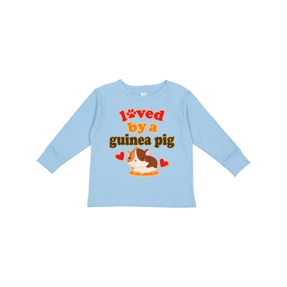 Inktastic Guinea Pig Pet Owner Gift Boys or Girls Long Sleeve Toddler T-Shirt