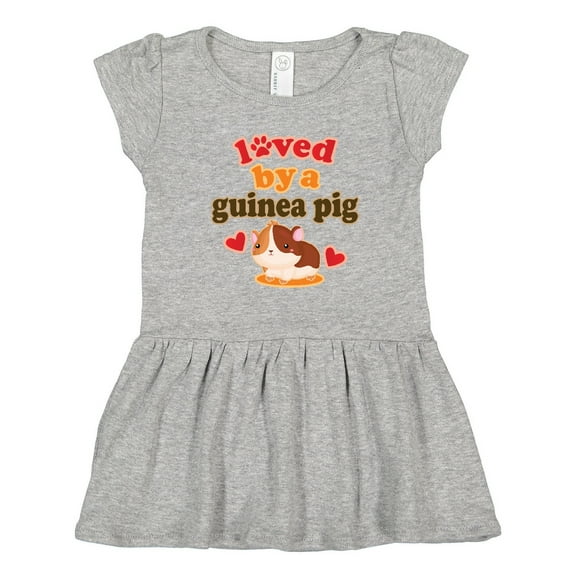 Inktastic Guinea Pig Pet Owner Girls Toddler Dress