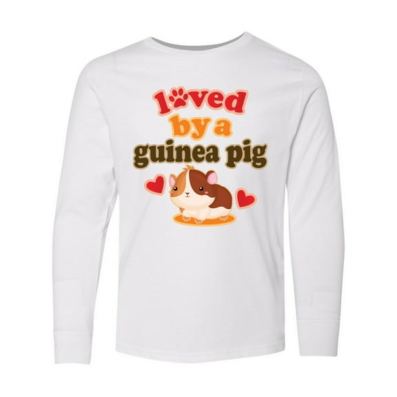 Inktastic Guinea Pig Pet Owner Long Sleeve Youth T-Shirt