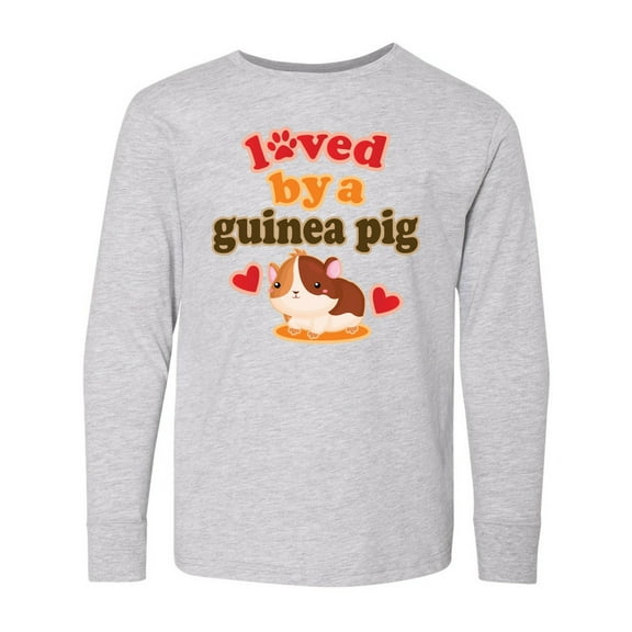 Inktastic Guinea Pig Pet Owner Long Sleeve Youth T-Shirt