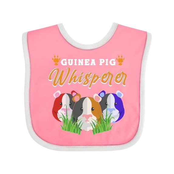 Inktastic Guinea Pig Whisperer Boys or Girls Baby Bib