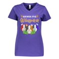 thumbnail image 1 of Inktastic Guinea Pig Whisperer Women's V-Neck T-Shirt, 1 of 5