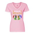 thumbnail image 1 of Inktastic Guinea Pig Whisperer Women's V-Neck T-Shirt, 1 of 5