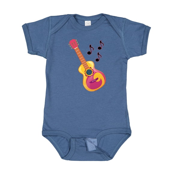Inktastic Guitar Music Retro Musician Boys or Girls Baby Bodysuit
