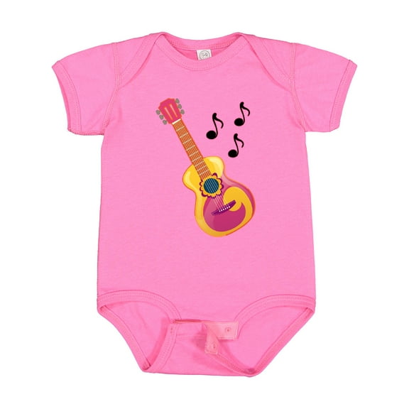 Inktastic Guitar Music Retro Musician Boys or Girls Baby Bodysuit