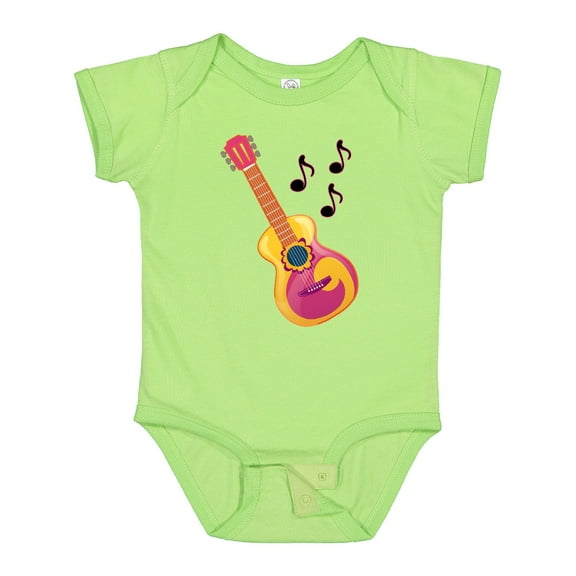 Inktastic Guitar Music Retro Musician Boys or Girls Baby Bodysuit
