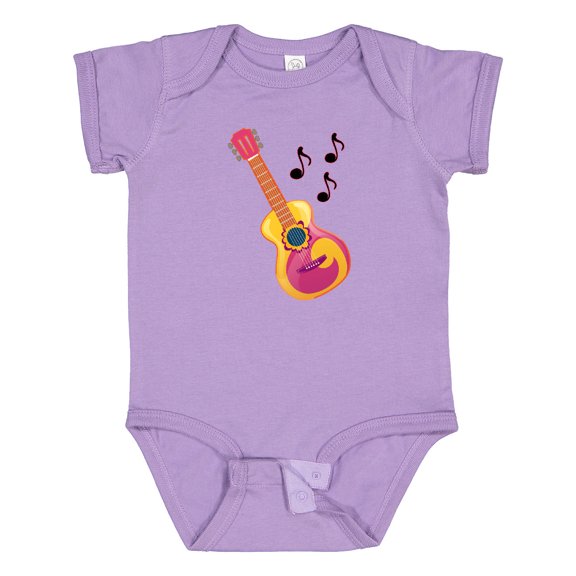 Inktastic Guitar Music Retro Musician Boys or Girls Baby Bodysuit