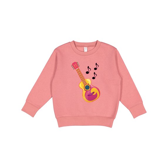 Inktastic Guitar Music Retro Musician Toddler Sweatshirt