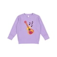 thumbnail image 1 of Inktastic Guitar Music Retro Musician Toddler Sweatshirt, 1 of 4