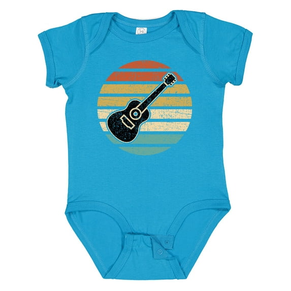 Inktastic Guitar Music for Guitarist Musician Boys or Girls Baby Bodysuit