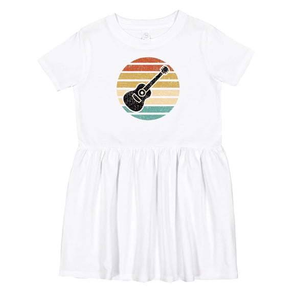 Inktastic Guitar Music for Guitarist Musician Girls Toddler Dress