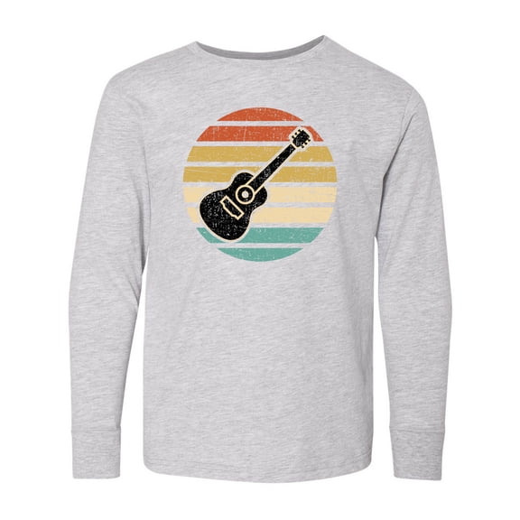 Inktastic Guitar Music for Guitarist Musician Long Sleeve Youth T-Shirt