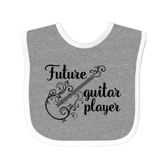 Inktastic Guitar Player Future Guitarist Girls Baby Bib