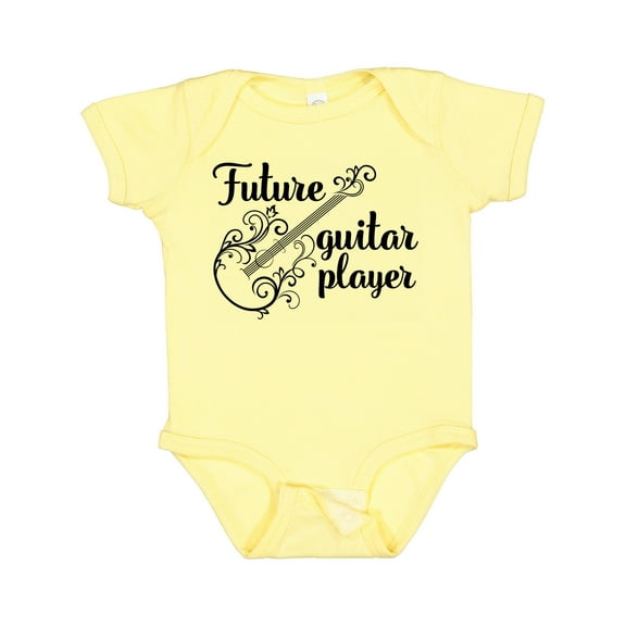 Inktastic Guitar Player Future Guitarist Girls Baby Bodysuit