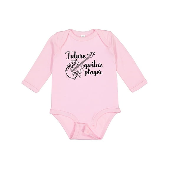 Inktastic Guitar Player Future Guitarist Girls Long Sleeve Baby Bodysuit