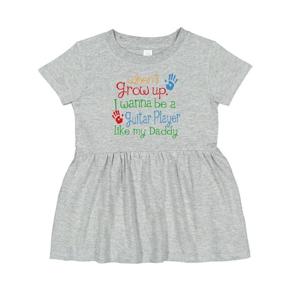 Inktastic Guitar Player Like Daddy Girls Baby Dress