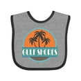 thumbnail image 1 of Inktastic Gulf Shores Alabama Vacation Boys or Girls Baby Bib, 1 of 4