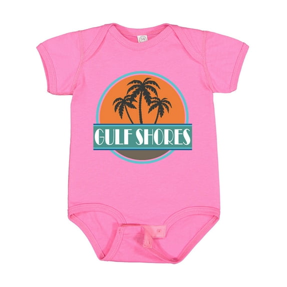 Inktastic Gulf Shores Alabama Vacation Boys or Girls Baby Bodysuit