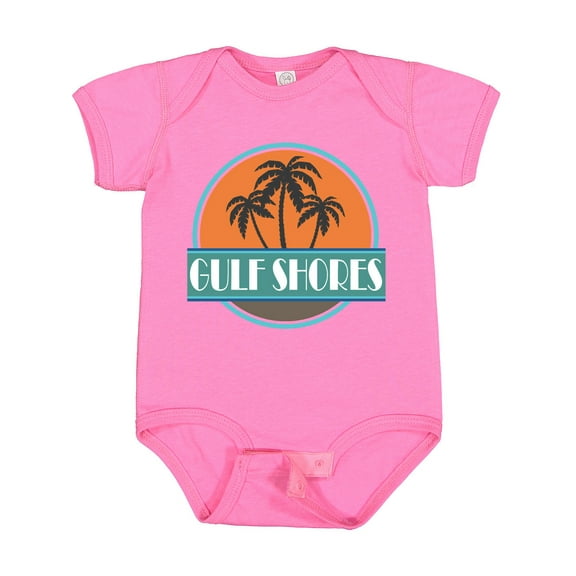 Inktastic Gulf Shores Alabama Vacation Boys or Girls Baby Bodysuit