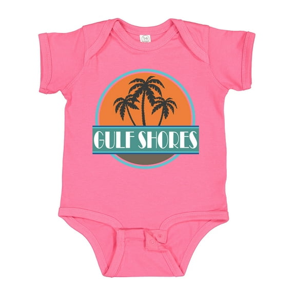 Inktastic Gulf Shores Alabama Vacation Boys or Girls Baby Bodysuit