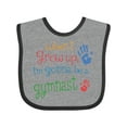 thumbnail image 1 of Inktastic Gymnast Future Boys or Girls Baby Bib, 1 of 4