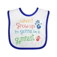 thumbnail image 1 of Inktastic Gymnast Future Boys or Girls Baby Bib, 1 of 4