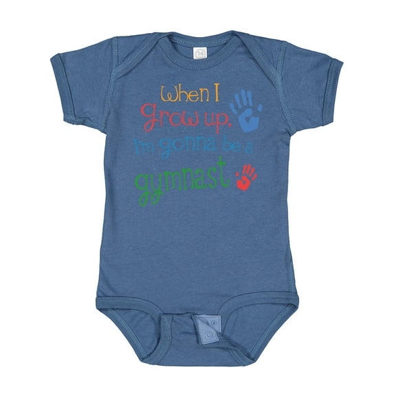 Inktastic Gymnast Future Boys or Girls Baby Bodysuit
