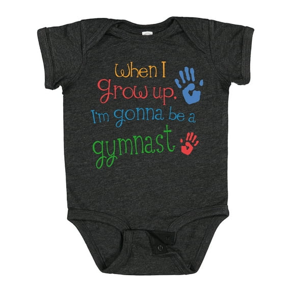 Inktastic Gymnast Future Boys or Girls Baby Bodysuit