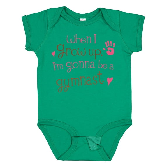 Inktastic Gymnast Future Girls Baby Bodysuit