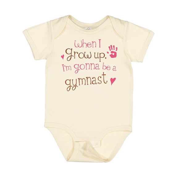 Inktastic Gymnast Future Girls Baby Bodysuit
