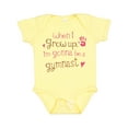 thumbnail image 1 of Inktastic Gymnast Future Girls Baby Bodysuit, 1 of 5