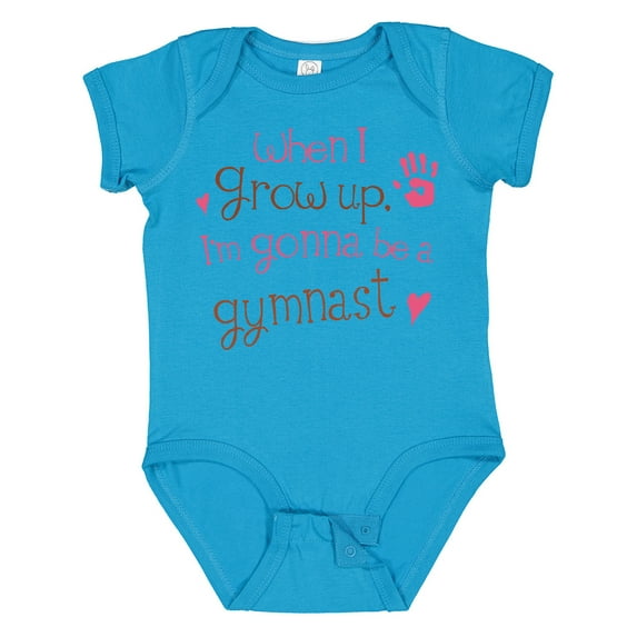 Inktastic Gymnast Future Girls Baby Bodysuit