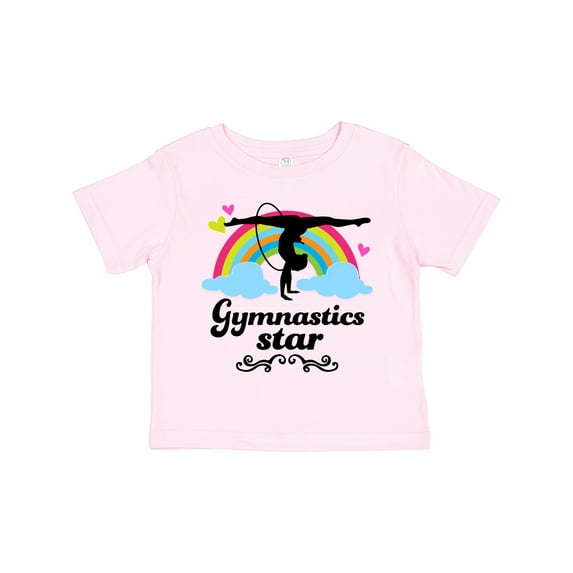 Inktastic Gymnastics Star Girls Toddler T-Shirt