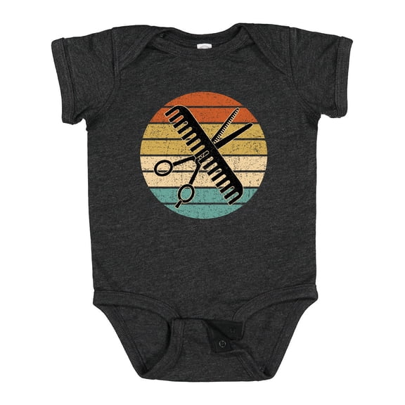 Inktastic Hair Stylist Barber Retro Sunset Boys or Girls Baby Bodysuit