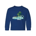 thumbnail image 1 of Inktastic Haleiwa Hawaii Vacation Long Sleeve Youth T-Shirt, 1 of 5