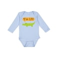 thumbnail image 1 of Inktastic Half Birthday 1/2 Boy Alligator Boys Long Sleeve Baby Bodysuit, 1 of 5