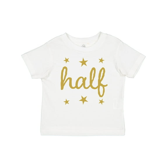 Inktastic Half Birthday 1/2 Photo Boys or Girls Baby T-Shirt