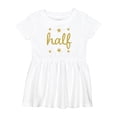 thumbnail image 1 of Inktastic Half Birthday 1/2 Photo Girls Baby Dress, 1 of 5