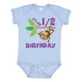 thumbnail image 1 of Inktastic Half Birthday 6 Months Baby Monkey Boys or Girls Baby Bodysuit, 1 of 5