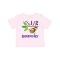 thumbnail image 1 of Inktastic Half Birthday 6 Months Baby Monkey Boys or Girls Baby T-Shirt, 1 of 5