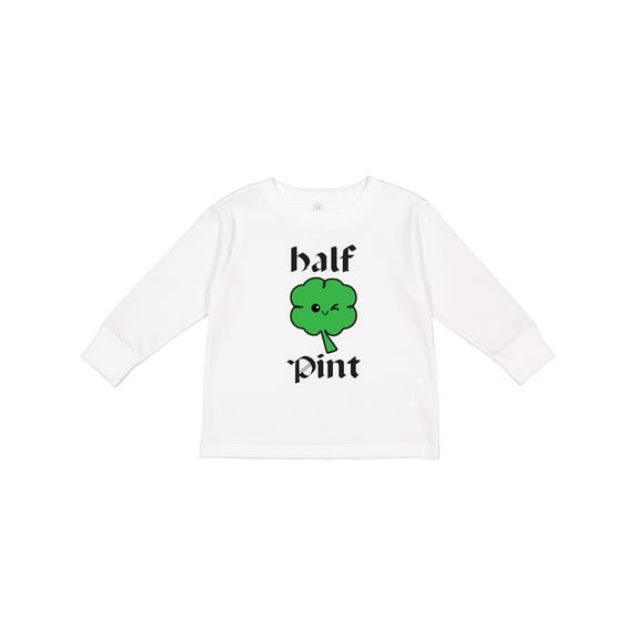 Inktastic Half Pint Boys or Girls Long Sleeve Toddler T-Shirt