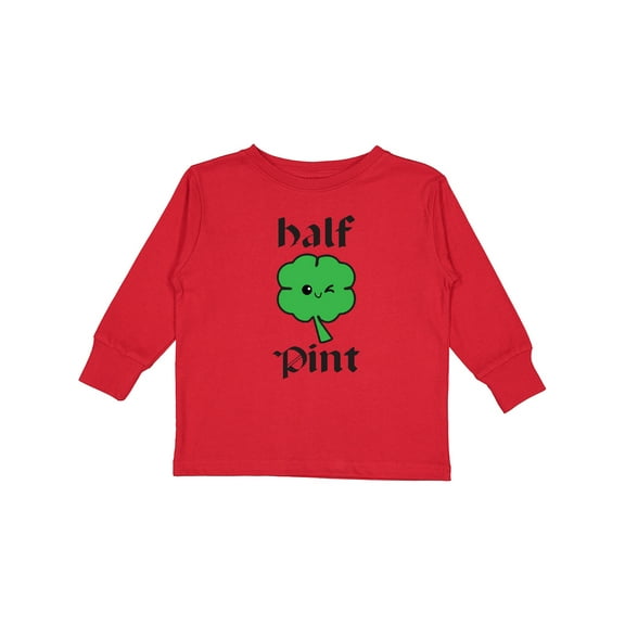 Inktastic Half Pint Boys or Girls Long Sleeve Toddler T-Shirt