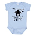 thumbnail image 1 of Inktastic Halloween Bat Frightfully Cute Holiday Boys or Girls Baby Bodysuit, 1 of 5