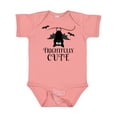 thumbnail image 1 of Inktastic Halloween Bat Frightfully Cute Holiday Boys or Girls Baby Bodysuit, 1 of 5