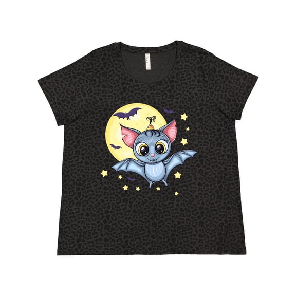 Inktastic Halloween Bat Women's Plus Size T-Shirt