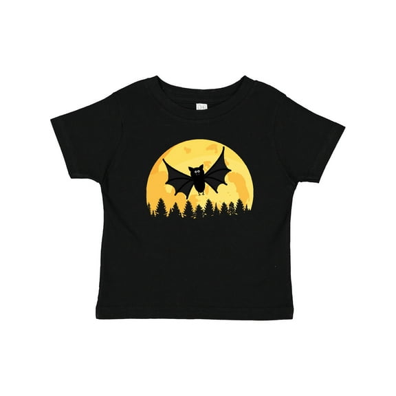 Inktastic Halloween Bat with Moon Boys or Girls Baby T-Shirt
