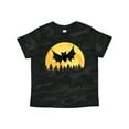 thumbnail image 1 of Inktastic Halloween Bat with Moon Boys or Girls Toddler T-Shirt, 1 of 5