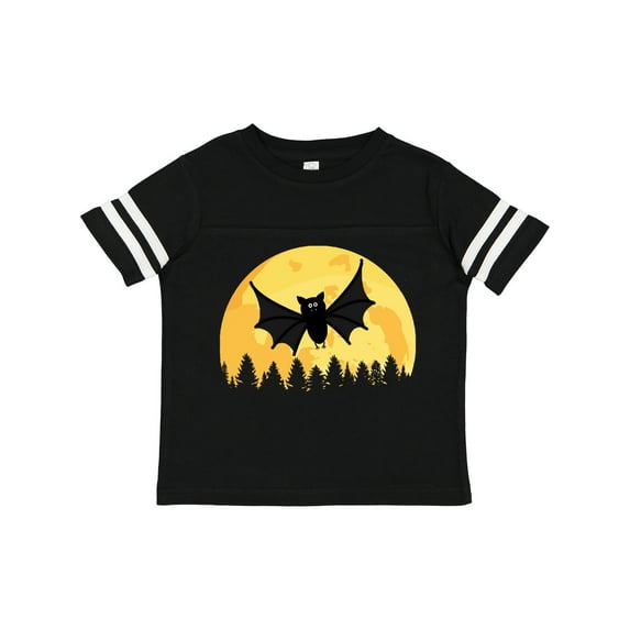 Inktastic Halloween Bat with Moon Boys or Girls Toddler T-Shirt