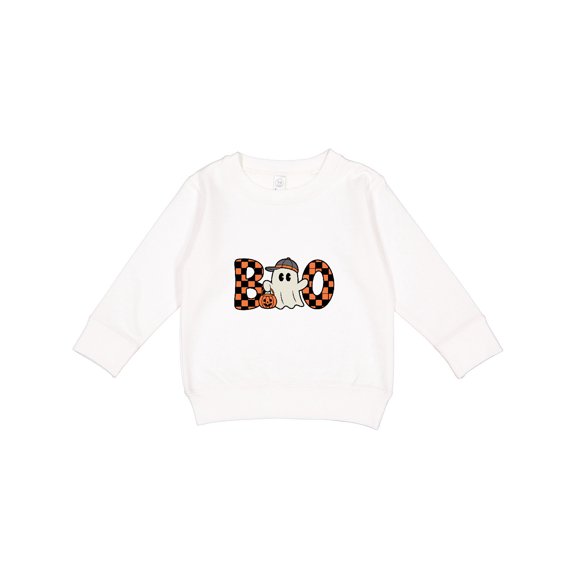 Inktastic Halloween Boo Boy Ghost Toddler Sweatshirt